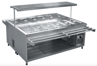 Салат-бар холодильный Abat ПВВ(Н)-140СМ-02 (210000801001) в ШефСтор (chefstore.ru)